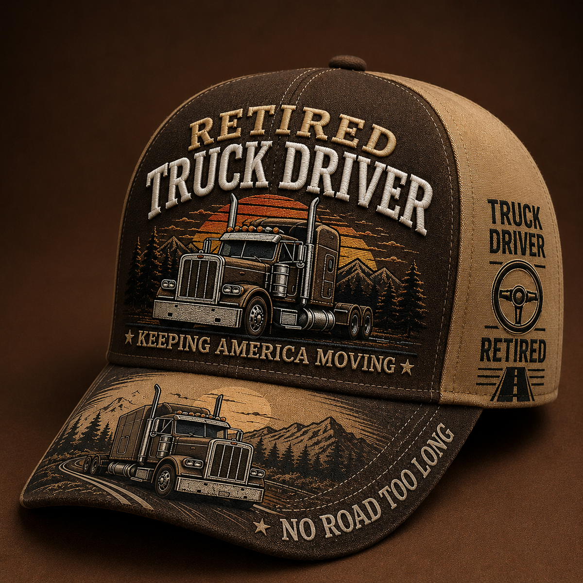 π RETIRED TRUCK DRIVER CAP