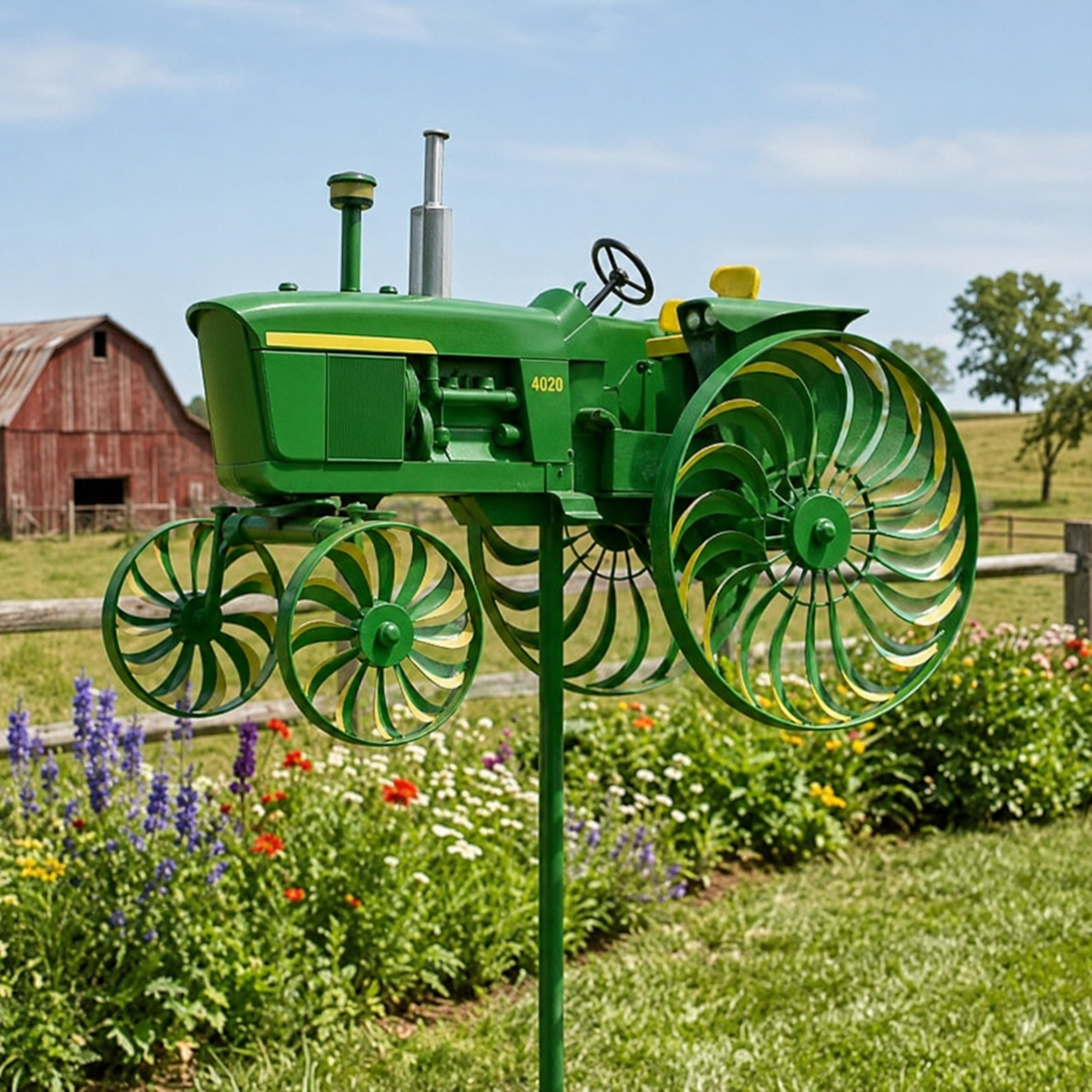 🔥Limited Edition, Only 100 Sets Left! - John Deere Garden Wind Spinner
