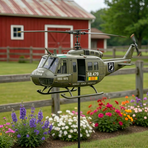 🏆Last Day Promo: 49% OFF 🎖️-Vietnam Veteran UH-1 Helicopter Wind Spinner