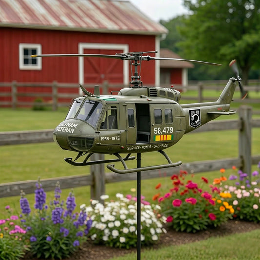 🏆Last Day Promo: 49% OFF 🎖️-Vietnam Veteran UH-1 Helicopter Wind Spinner
