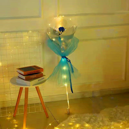 LED Luminous Balloon Rose Bouquet