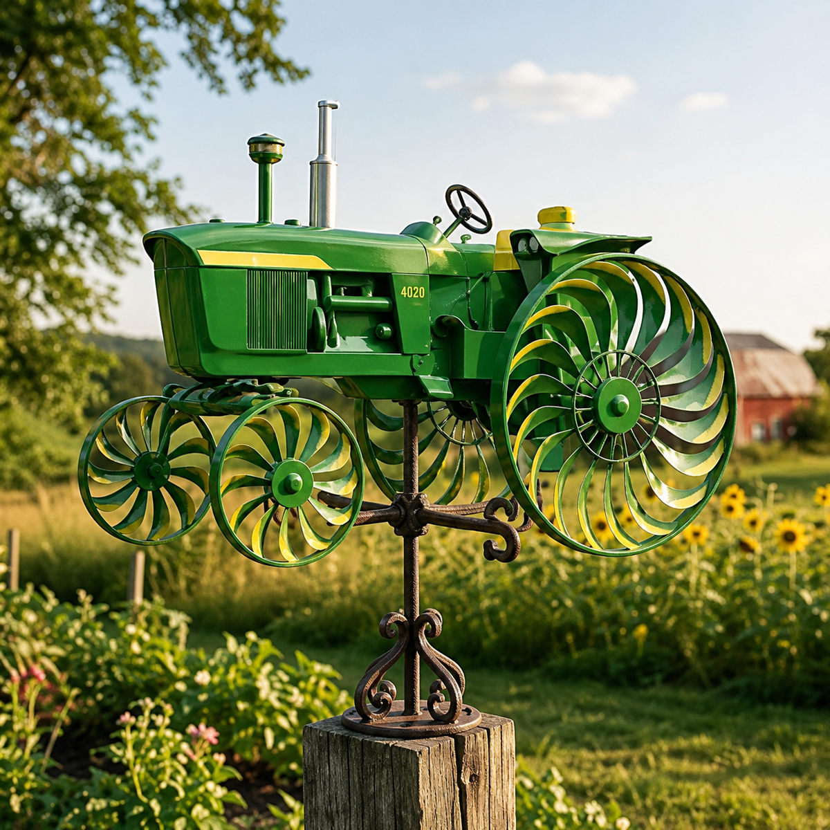 🔥Limited Edition, Only 100 Sets Left! - John Deere Garden Wind Spinner