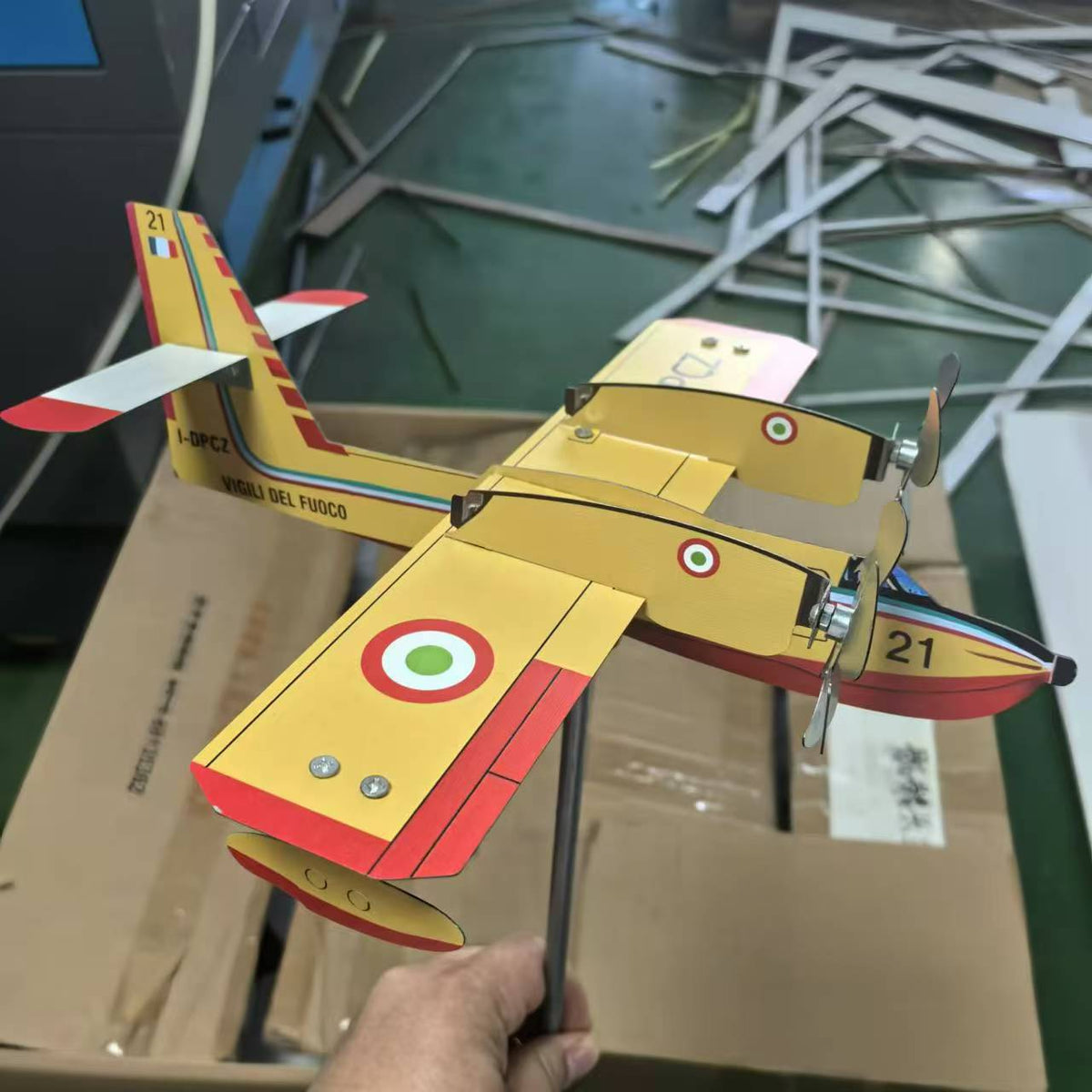 Personalized Lockheed C-130 Hercules Aircraft Weathervane - Military Garden Decor Outdoor Model